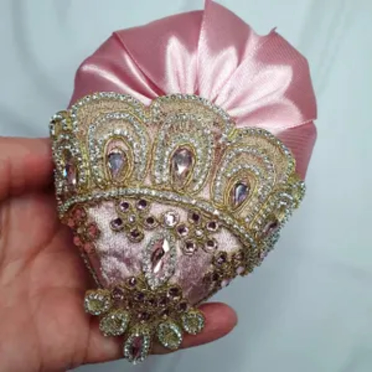 Pink Velvet Christmas Ornaments Set - Image 8