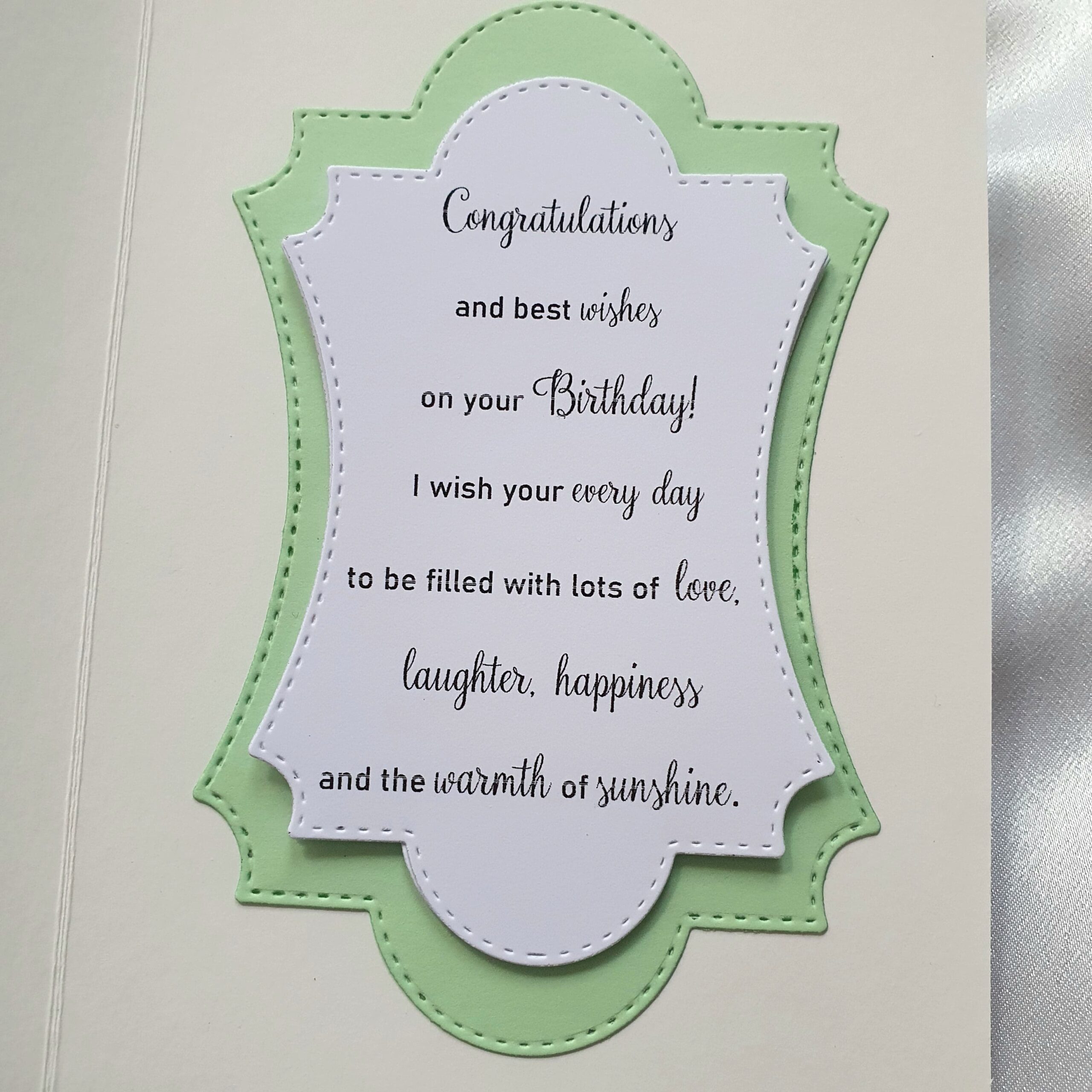 Personalized Handmade Greeting Card with Velvet Envelope - Image 8