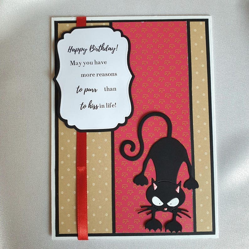 Black Cats Postcard Set – 10 Wishes with Humor - Image 4