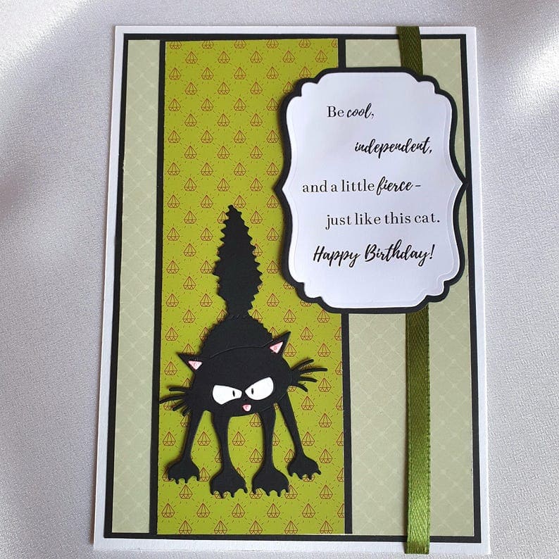 Black Cats Postcard Set – 10 Wishes with Humor - Image 5