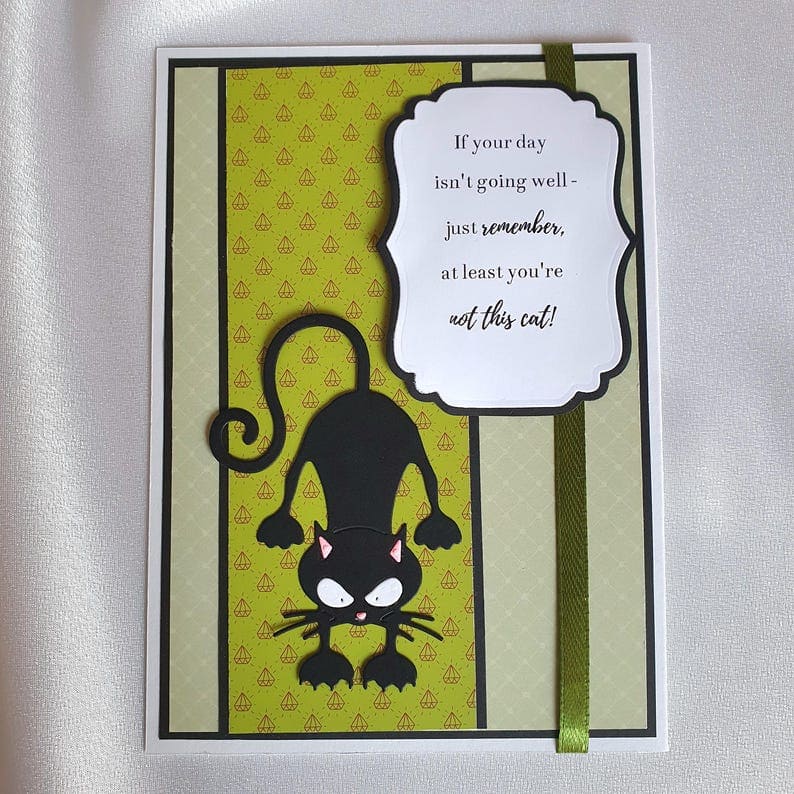 Black Cats Postcard Set – 10 Wishes with Humor - Image 6