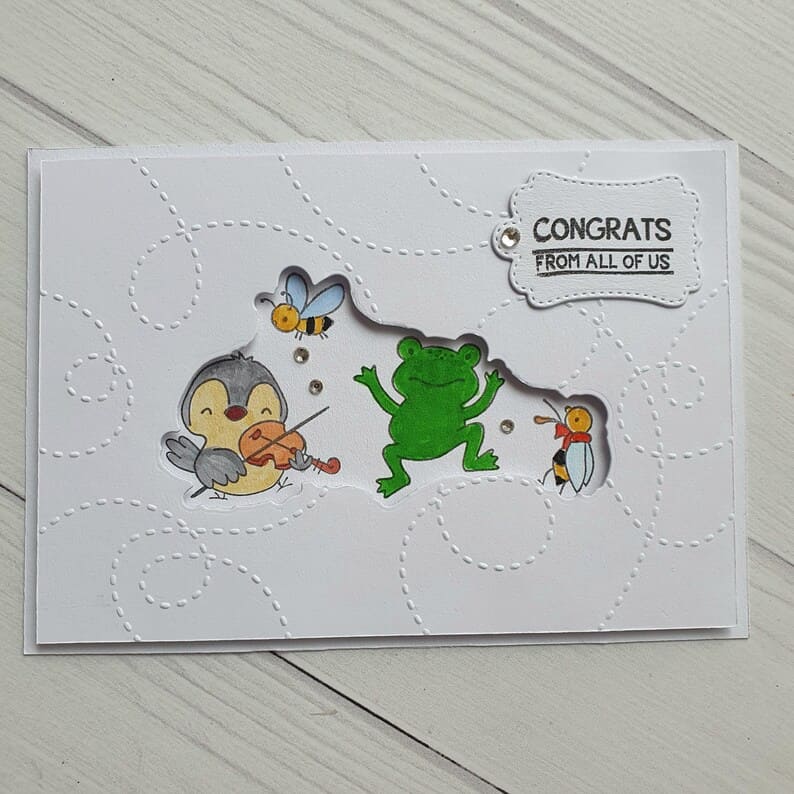 Set of 10 Unique Handmade Postcards - Image 2