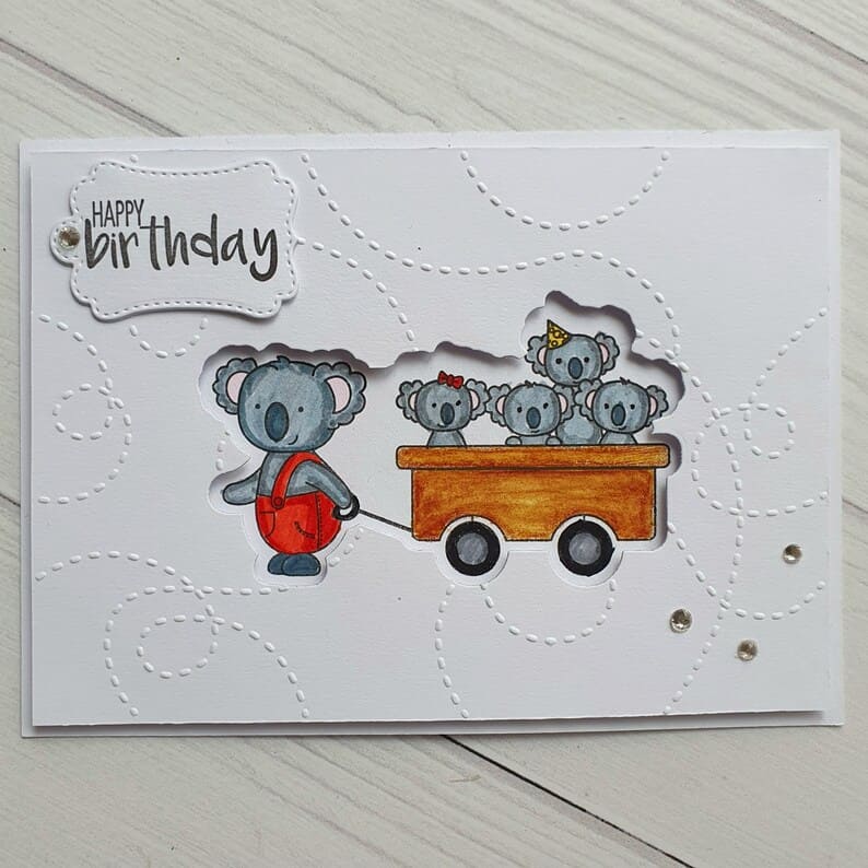 Set of 10 Unique Handmade Postcards - Image 3