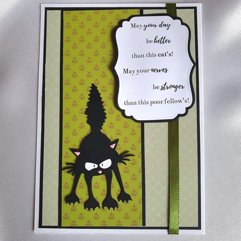 Black Cats Postcard Set – 10 Wishes with Humor - Image 8