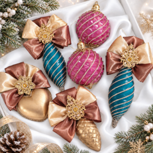 Handmade turquoise, pink and gold